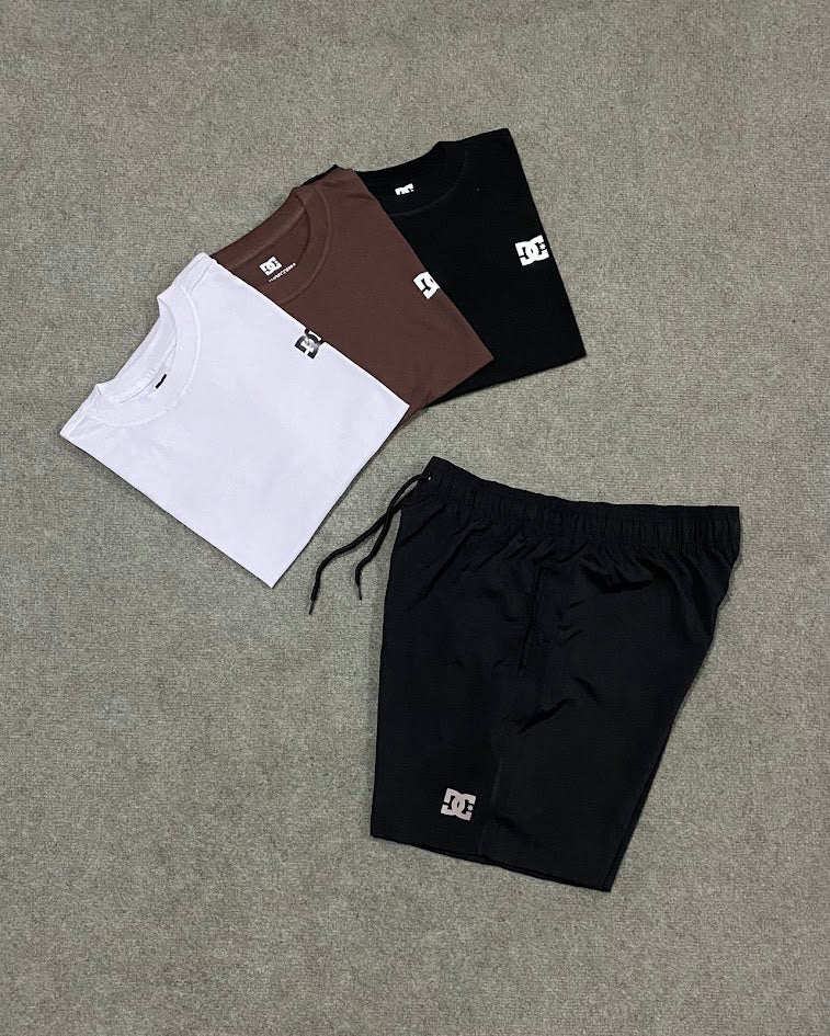 Conjunto DC + 2 Camisetas Brinde