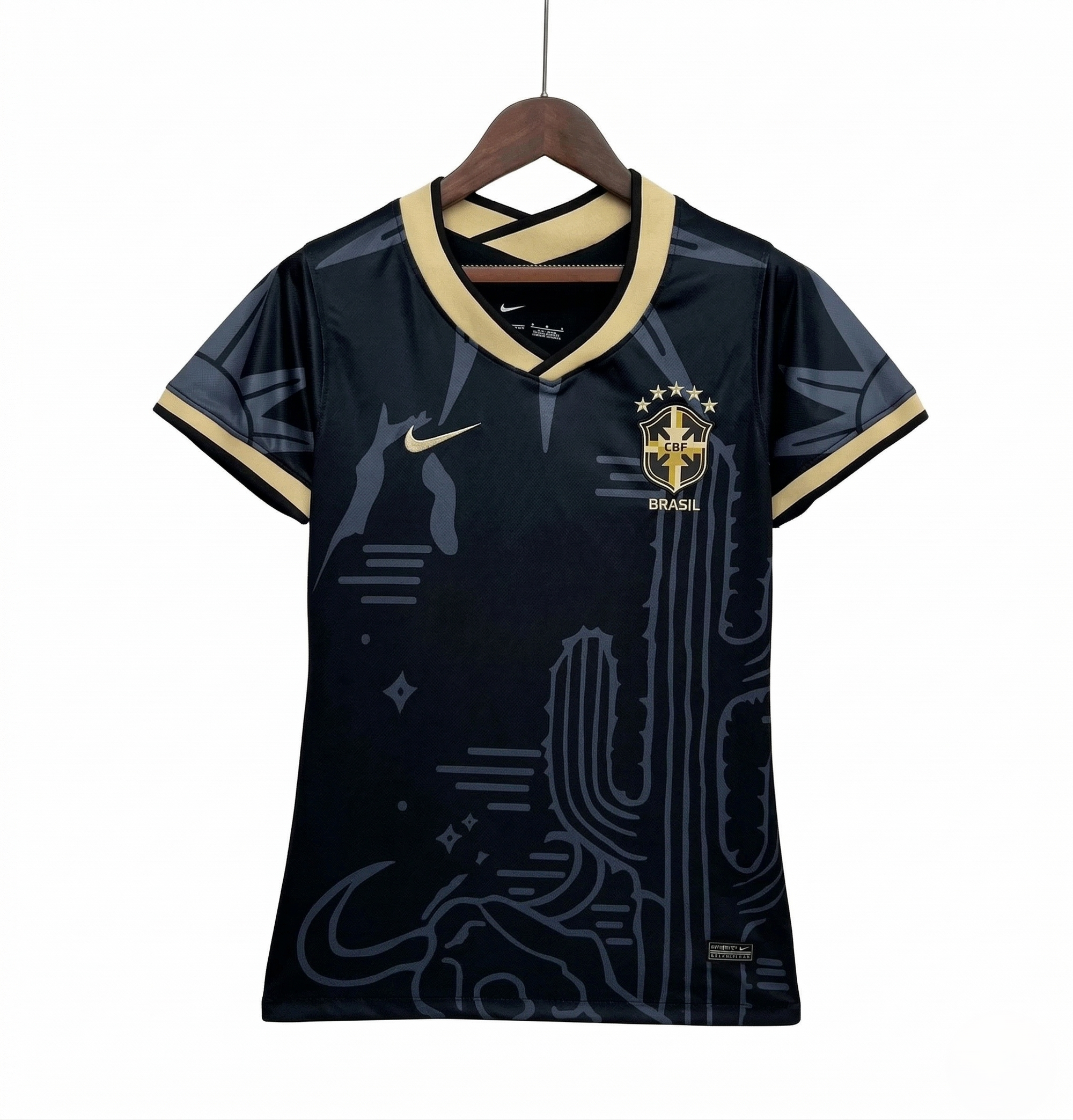 Camiseta Seleção Brasileira - Preto