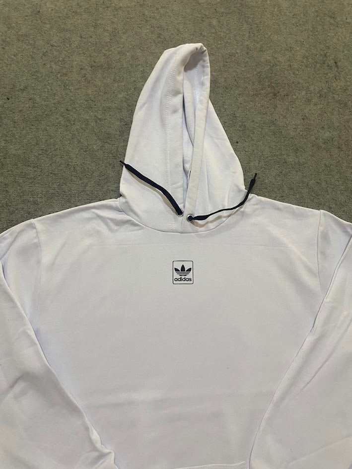 Blusa Moletom Adidas - Branca