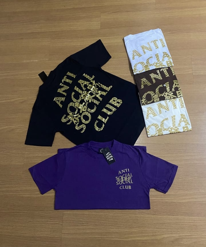 Camisetas ANTI SOCIAL CLUB "GOLDEN"